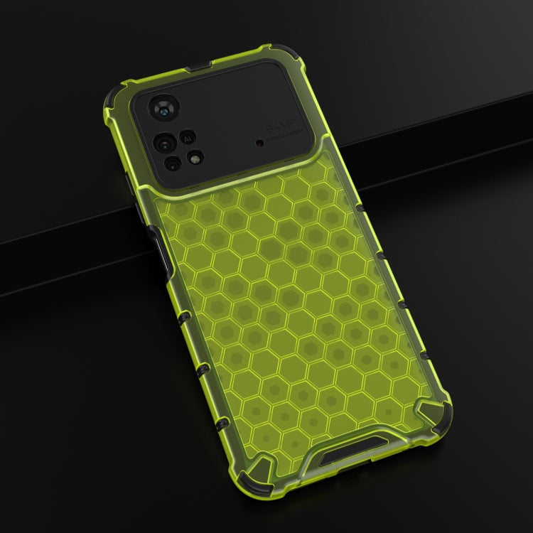 For Xiaomi Poco M4 Pro 4G Shockproof Honeycomb PC + TPU Case