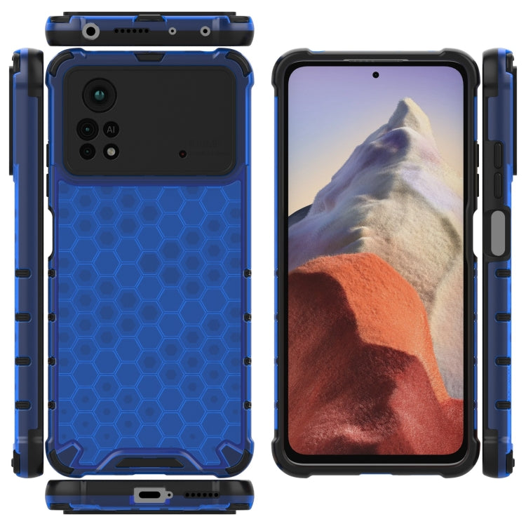 For Xiaomi Poco X4 Pro 5G Shockproof Honeycomb PC + TPU Case