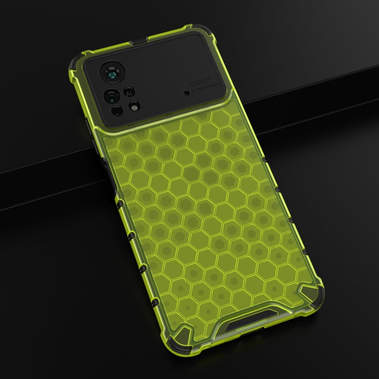 For Xiaomi Poco X4 Pro 5G Shockproof Honeycomb PC + TPU Case