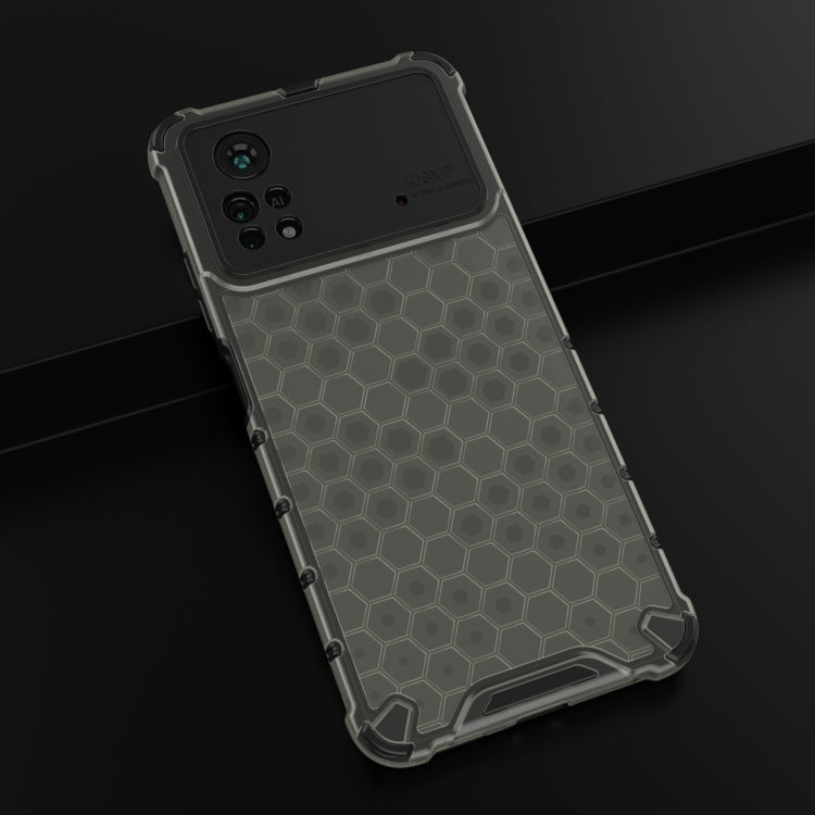 For Xiaomi Poco X4 Pro 5G Shockproof Honeycomb PC + TPU Case