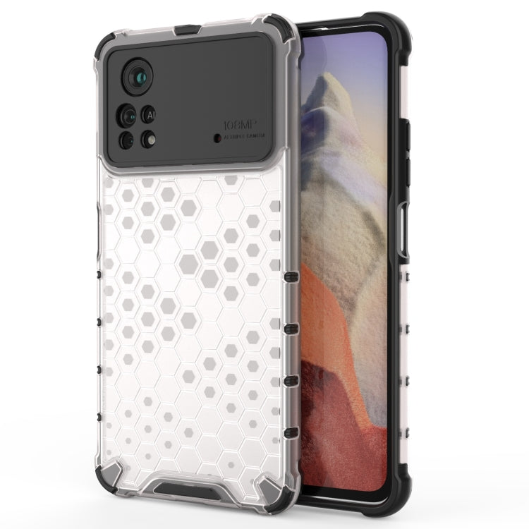 For Xiaomi Poco X4 Pro 5G Shockproof Honeycomb PC + TPU Case