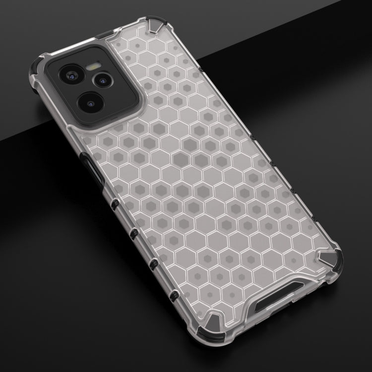 For OPPO Realme C35 Shockproof Honeycomb PC + TPU Phone Case