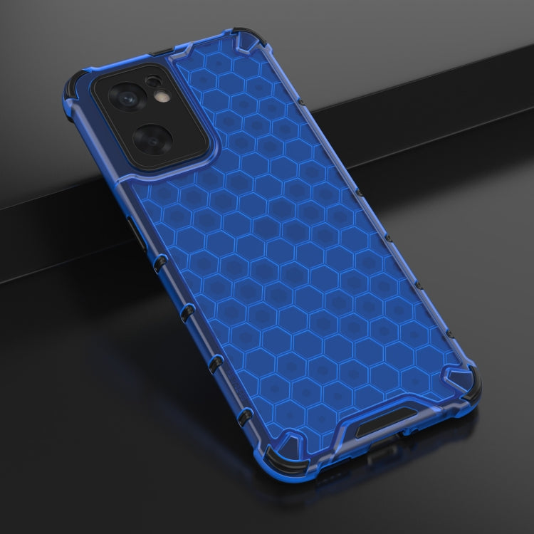 For OPPO Reno7 SE 5G Shockproof Honeycomb PC + TPU Phone Case