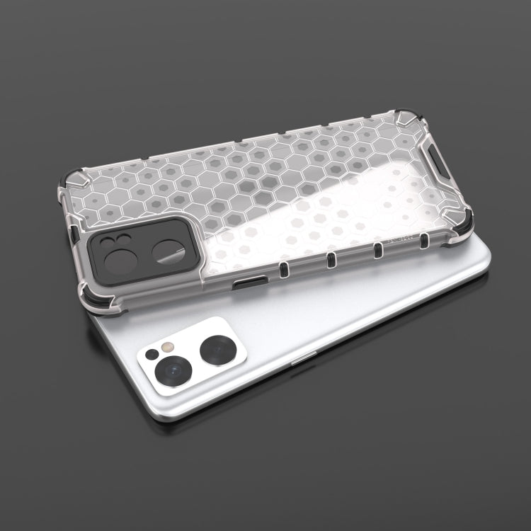 For OPPO Reno7 SE 5G Shockproof Honeycomb PC + TPU Phone Case