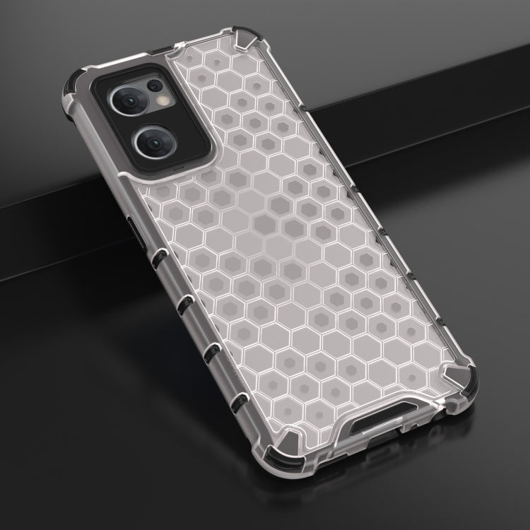 For OPPO Reno7 5G Global / Find X5 Lite Shockproof Honeycomb PC + TPU Phone Case