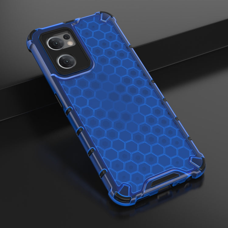 For OPPO Reno7 5G Global / Find X5 Lite Shockproof Honeycomb PC + TPU Phone Case