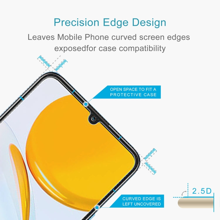 For Honor X7 50 PCS 0.26mm 9H 2.5D Tempered Glass Film
