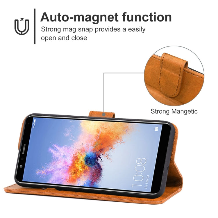Leather Phone Case For Honor X7