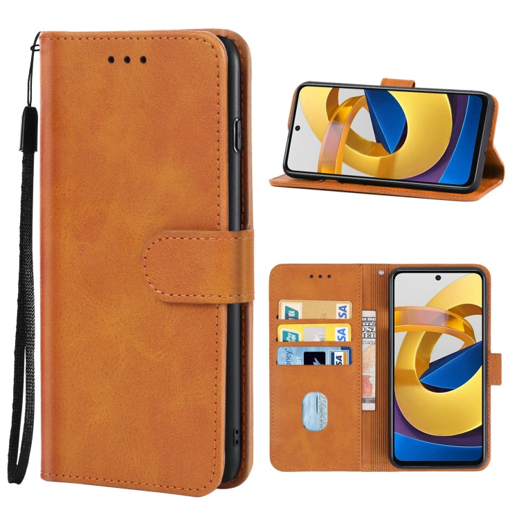Leather Phone Case For Xiaomi Poco M4 5G
