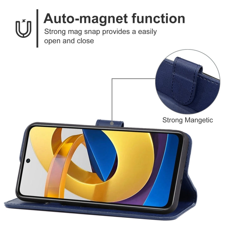 Leather Phone Case For Xiaomi Poco M4 5G