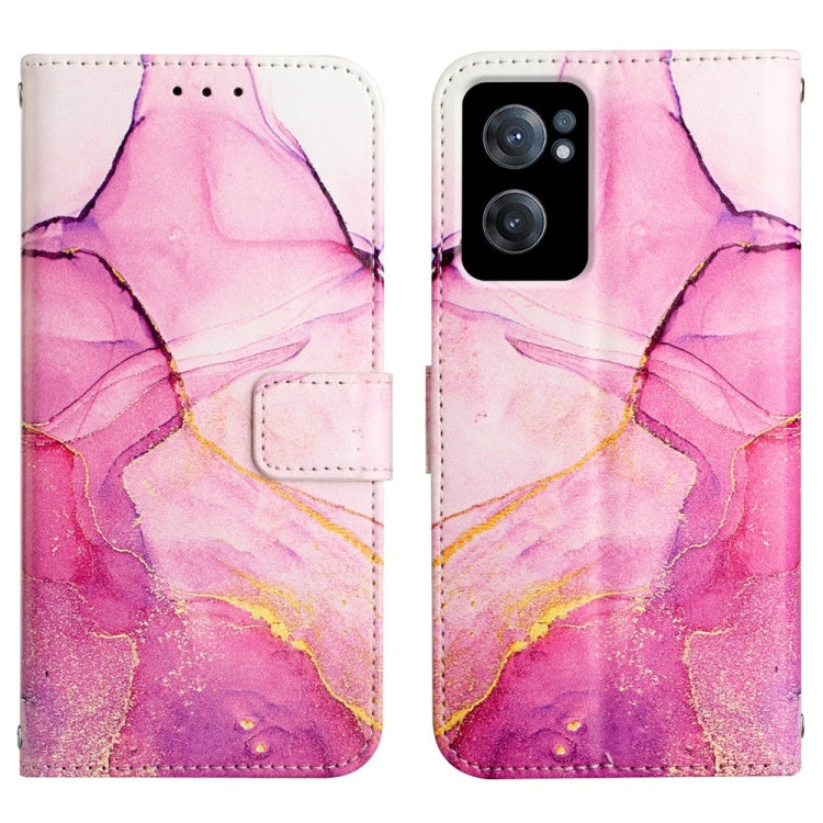 For OnePlus Nord CE 2 5G PT003 Marble Pattern Flip Leather Phone Case