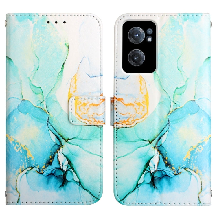 For OnePlus Nord CE 2 5G PT003 Marble Pattern Flip Leather Phone Case