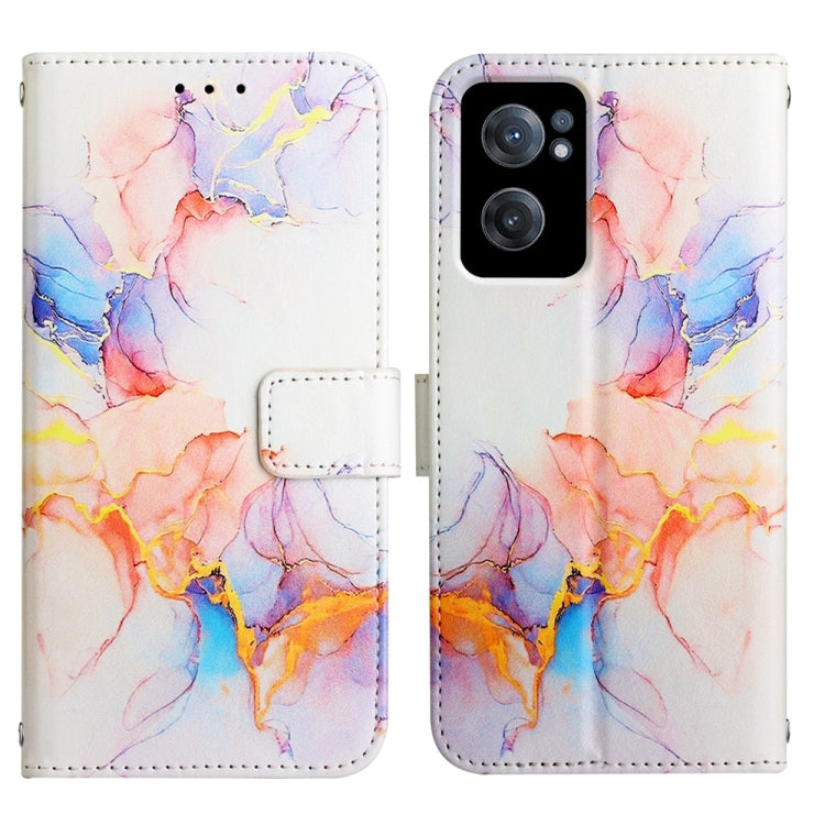 For OnePlus Nord CE 2 5G PT003 Marble Pattern Flip Leather Phone Case