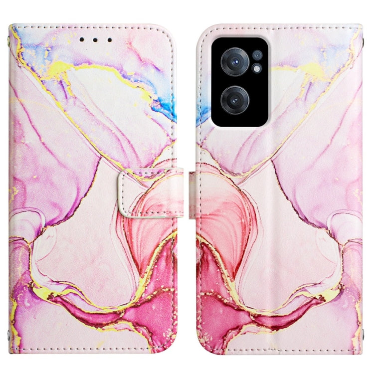 For OnePlus Nord CE 2 5G PT003 Marble Pattern Flip Leather Phone Case