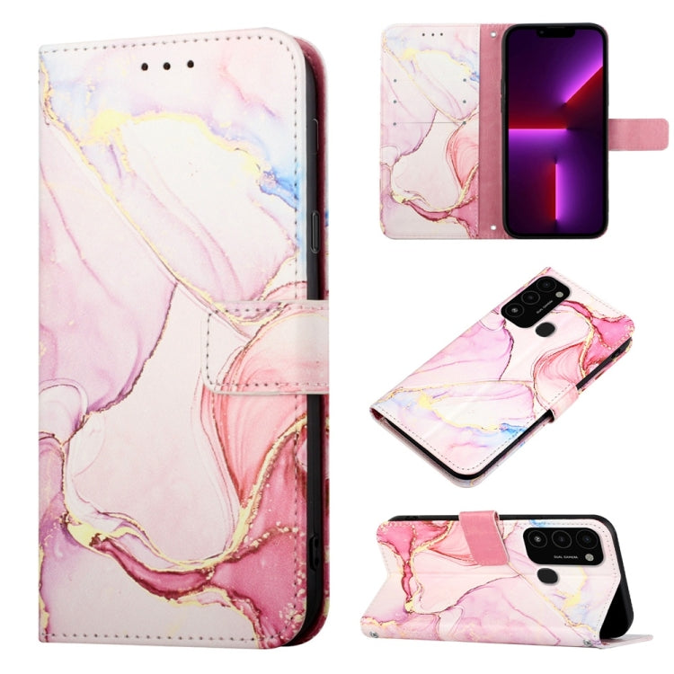 For Tecno Spark Go 2022 / Spark 8C PT003 Marble Pattern Flip Leather Phone Case