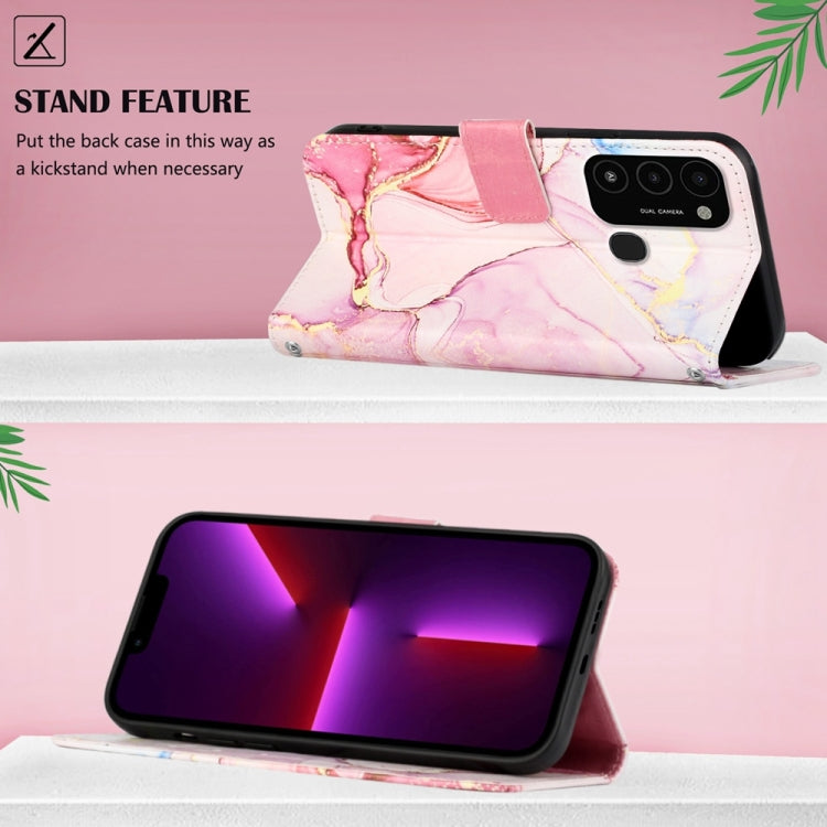 For Tecno Spark Go 2022 / Spark 8C PT003 Marble Pattern Flip Leather Phone Case
