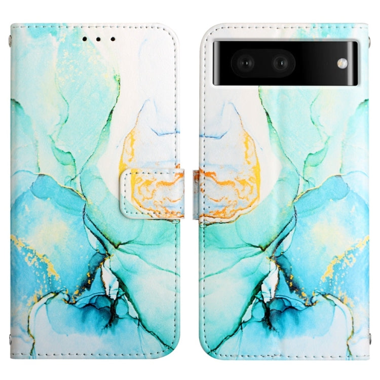 For Google Pixel 7 Pro 5G PT003 Marble Pattern Flip Leather Phone Case