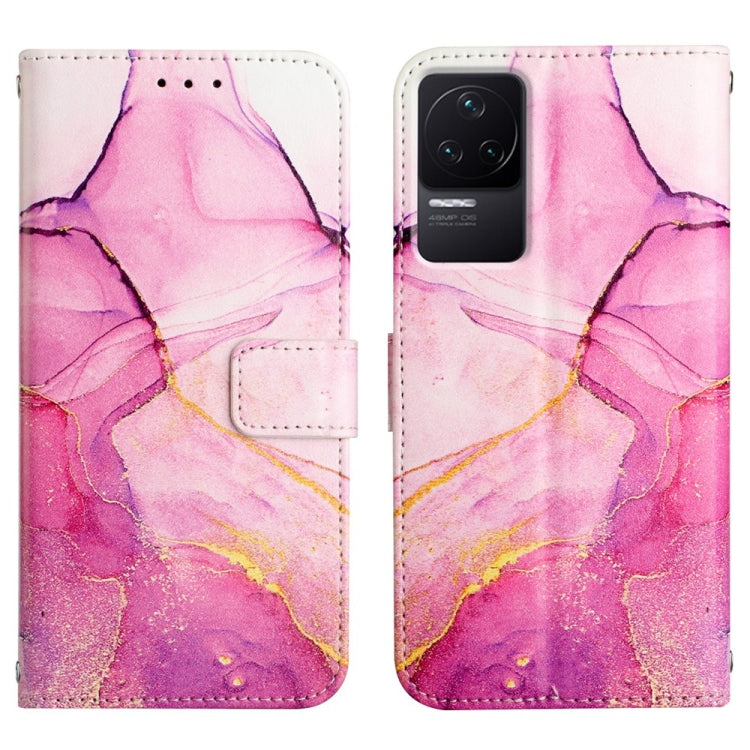 For Xiaomi Redmi K50 PT003 Marble Pattern Flip Leather Phone Case