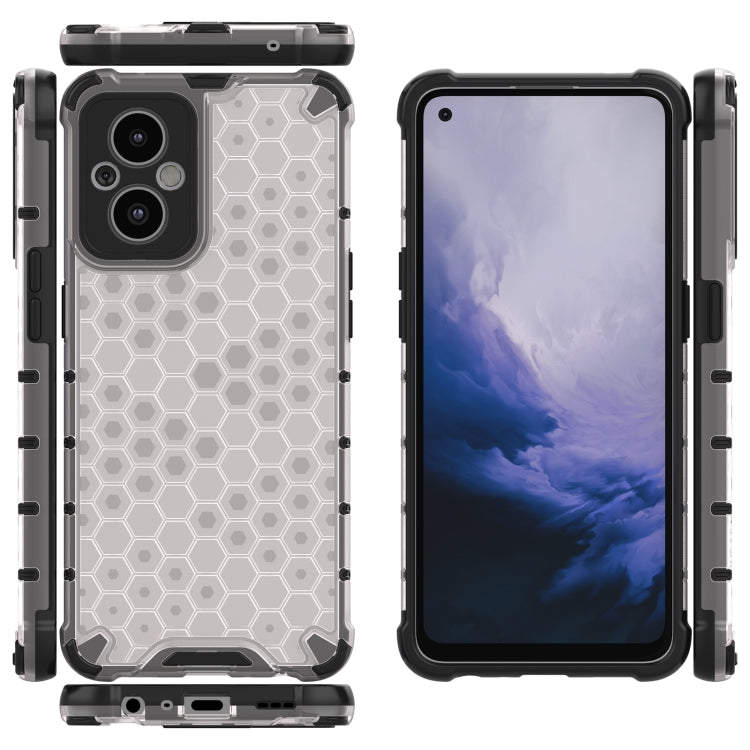 For OnePlus Nord N20 5G Shockproof Honeycomb PC + TPU Phone Case