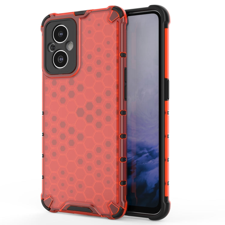For OnePlus Nord N20 5G Shockproof Honeycomb PC + TPU Phone Case