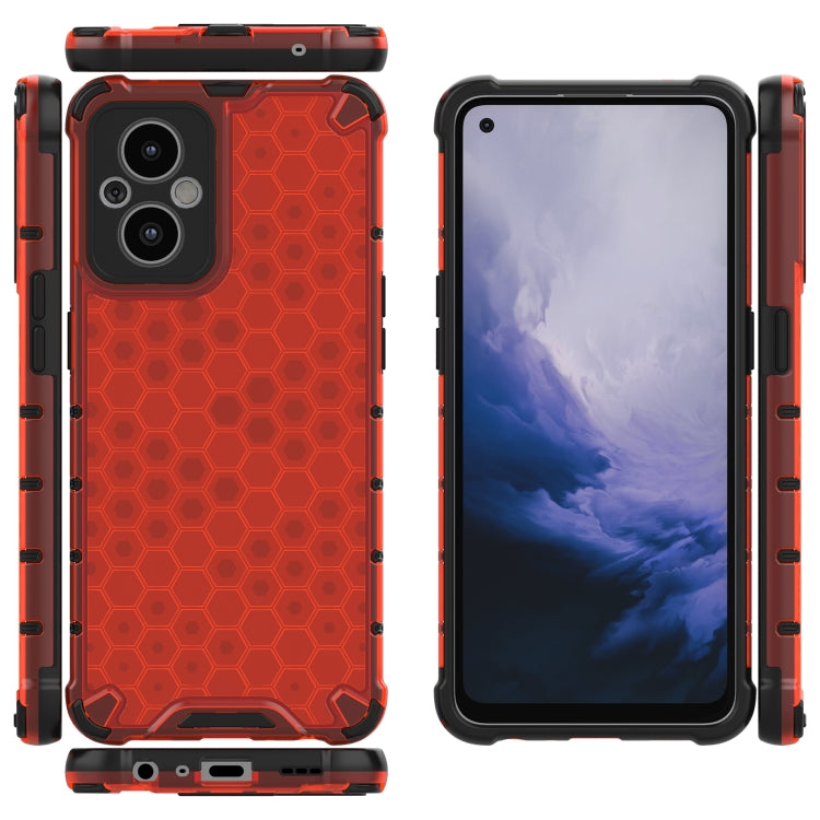 For OnePlus Nord N20 5G Shockproof Honeycomb PC + TPU Phone Case