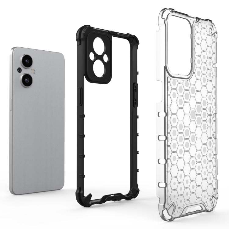 For OnePlus Nord N20 5G Shockproof Honeycomb PC + TPU Phone Case