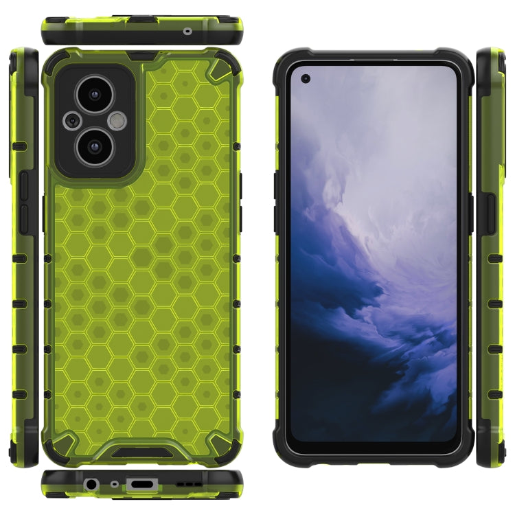 For OnePlus Nord N20 5G Shockproof Honeycomb PC + TPU Phone Case