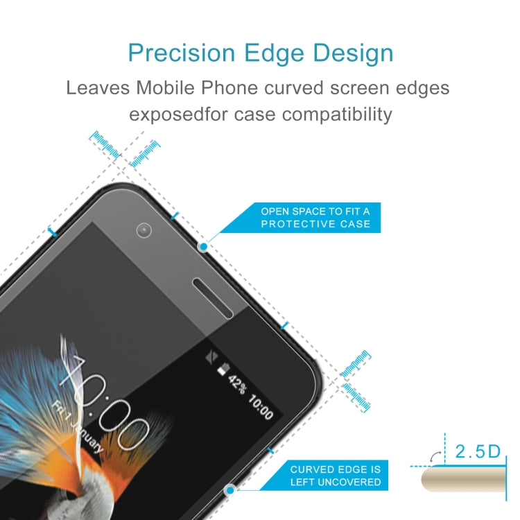 10 PCS 0.26mm 9H 2.5D Tempered Glass Film For OUKITEL C2
