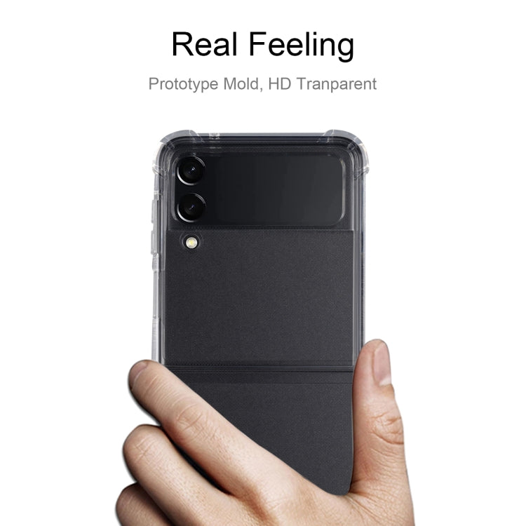 For Samsung Galaxy Z Flip3 5G 0.75mm Ultra-thin Transparent Folding TPU Phone Case