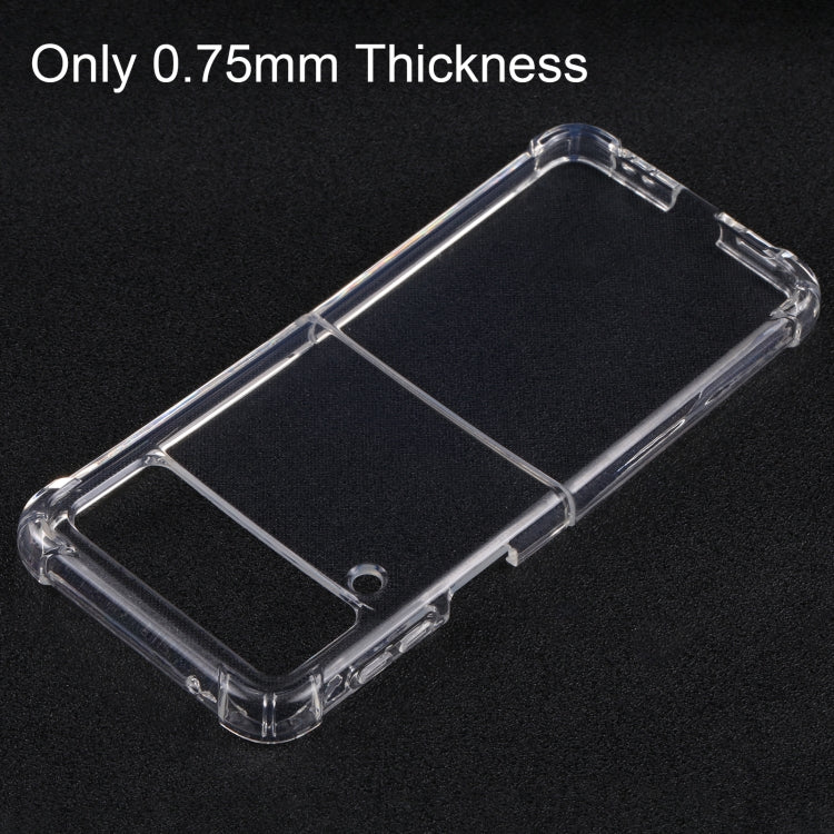 For Samsung Galaxy Z Flip3 5G 0.75mm Ultra-thin Transparent Folding TPU Phone Case