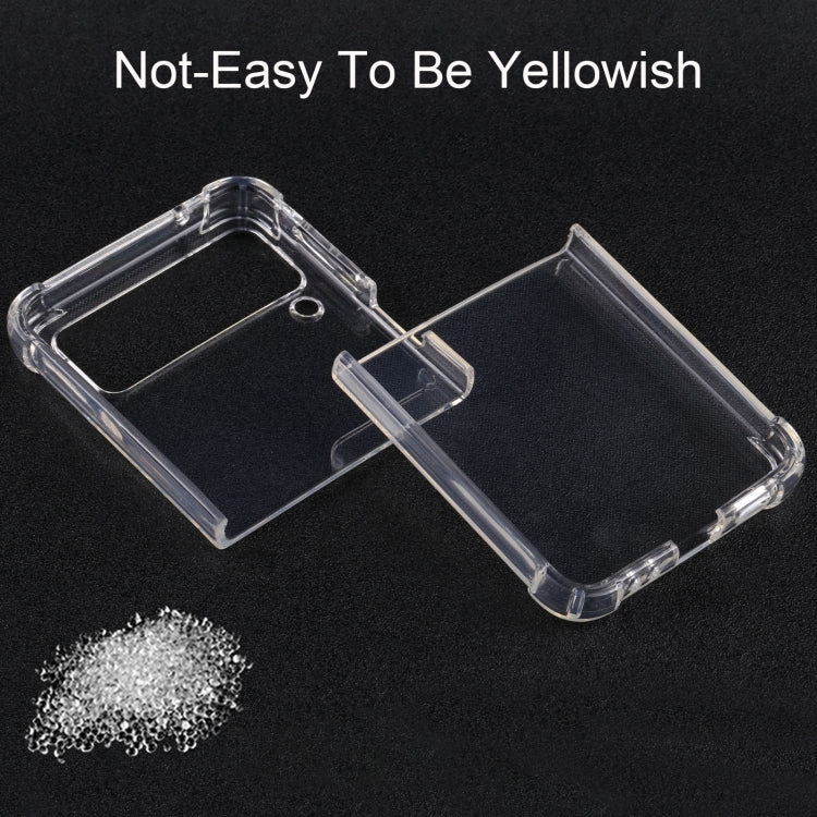 For Samsung Galaxy Z Flip3 5G 0.75mm Ultra-thin Transparent Folding TPU Phone Case
