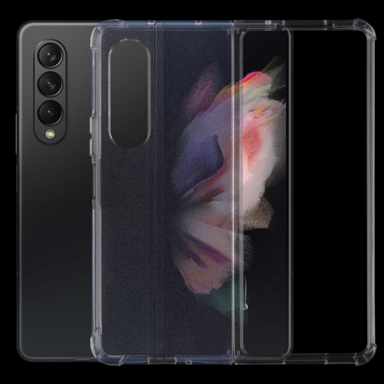 For Samsung Galaxy Z Fold3 5G 0.75mm Ultra-thin Transparent Folding TPU Phone Case