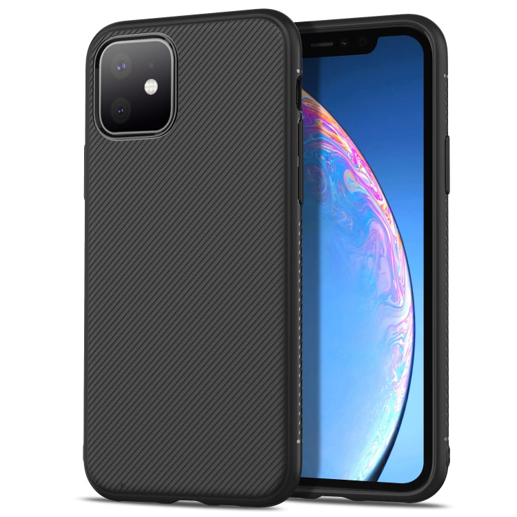 For iPhone 11 Lenuo Leshen Series Stripe Texture TPU Case