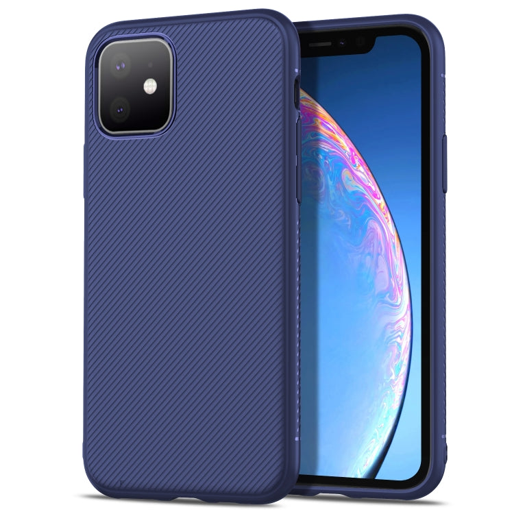 For iPhone 11 Lenuo Leshen Series Stripe Texture TPU Case