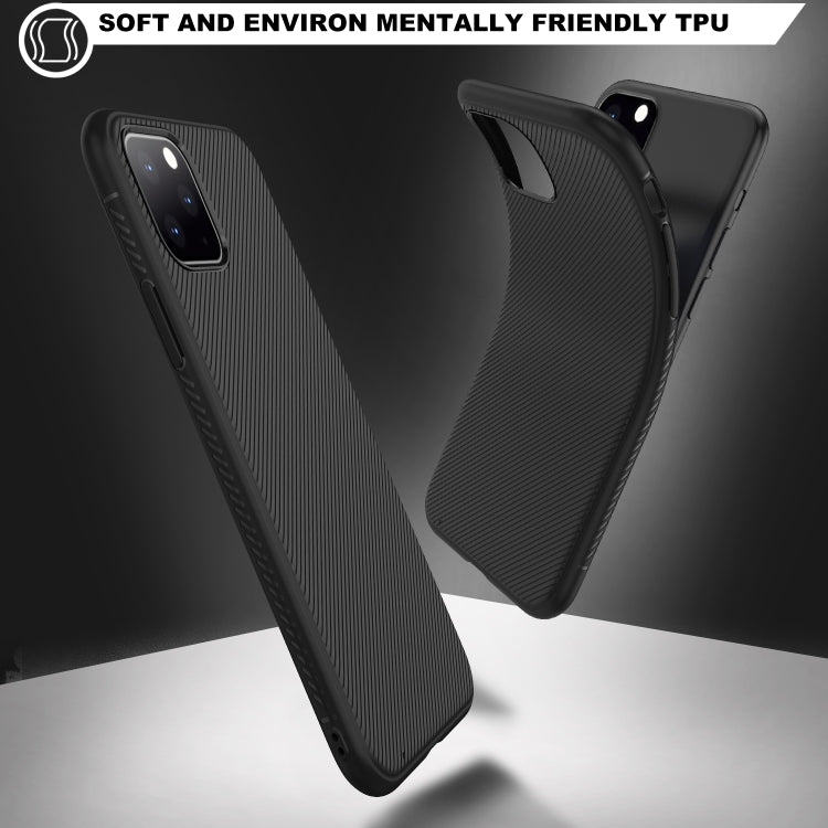 For iPhone 11 Pro Max Lenuo Leshen Series Stripe Texture TPU Case