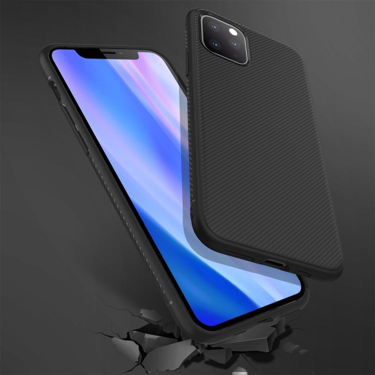 For iPhone 11 Pro Max Lenuo Leshen Series Stripe Texture TPU Case