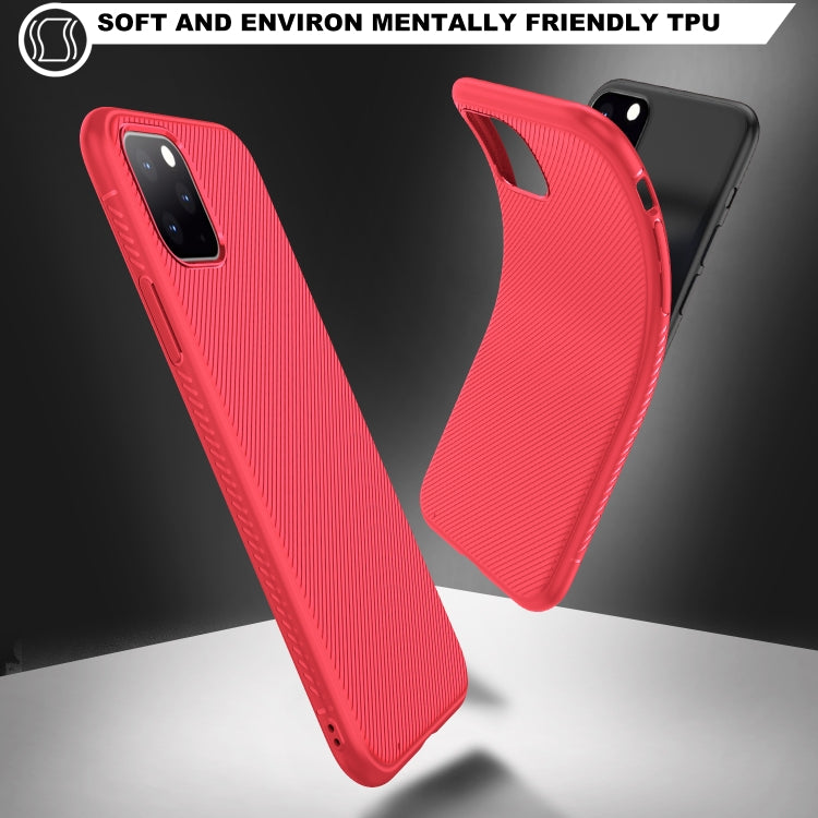 For iPhone 11 Pro Max Lenuo Leshen Series Stripe Texture TPU Case