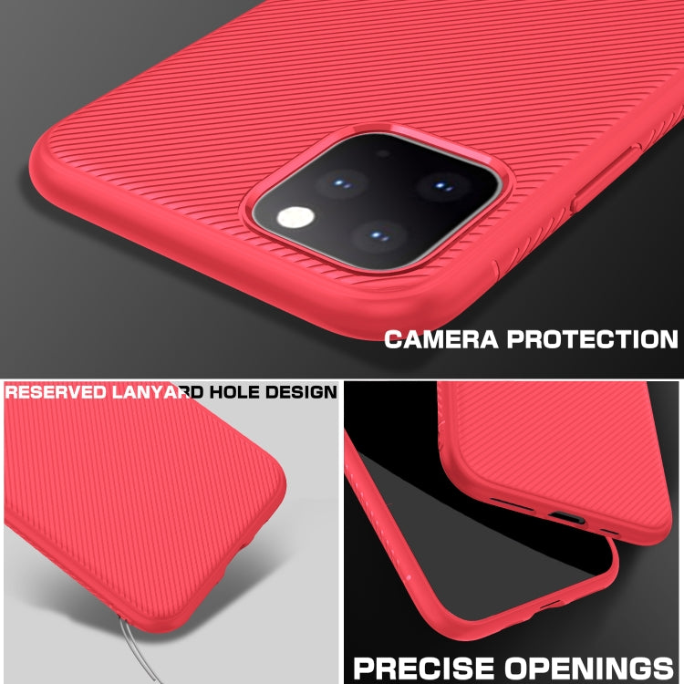 For iPhone 11 Pro Max Lenuo Leshen Series Stripe Texture TPU Case