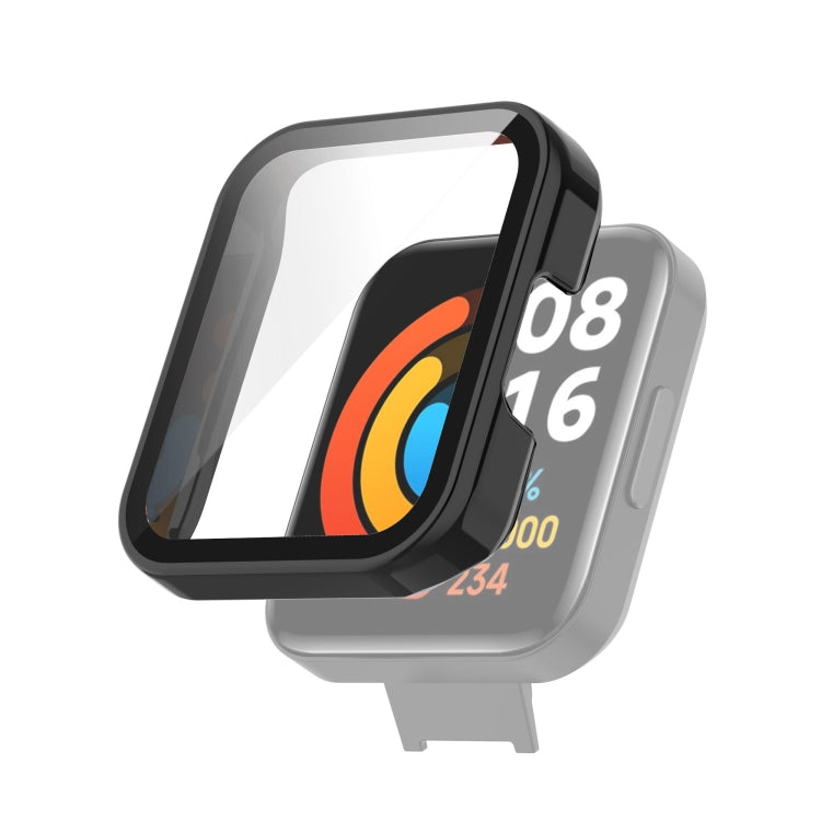 For Xiaomi Redmi Watch 2 Lite Foreign Version PC + Tempered Glass Watch Protective Case