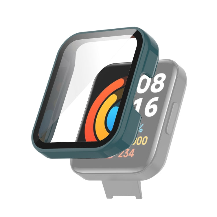 For Xiaomi Redmi Watch 2 Lite Foreign Version PC + Tempered Glass Watch Protective Case