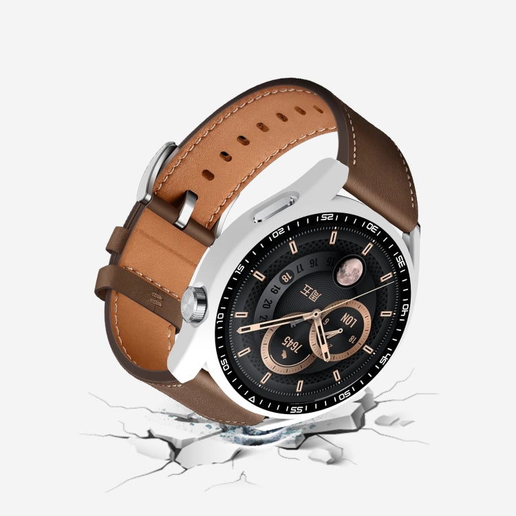 For Huawei Watch GT 3 46mm PC + Tempered Glass Watch Protective Case