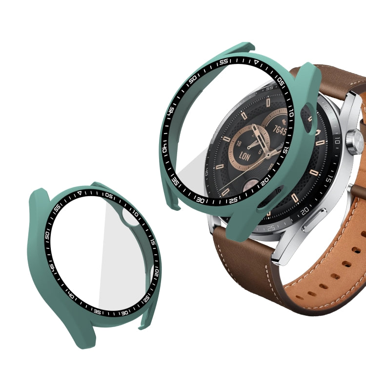 For Huawei Watch GT 3 46mm PC + Tempered Glass Watch Protective Case