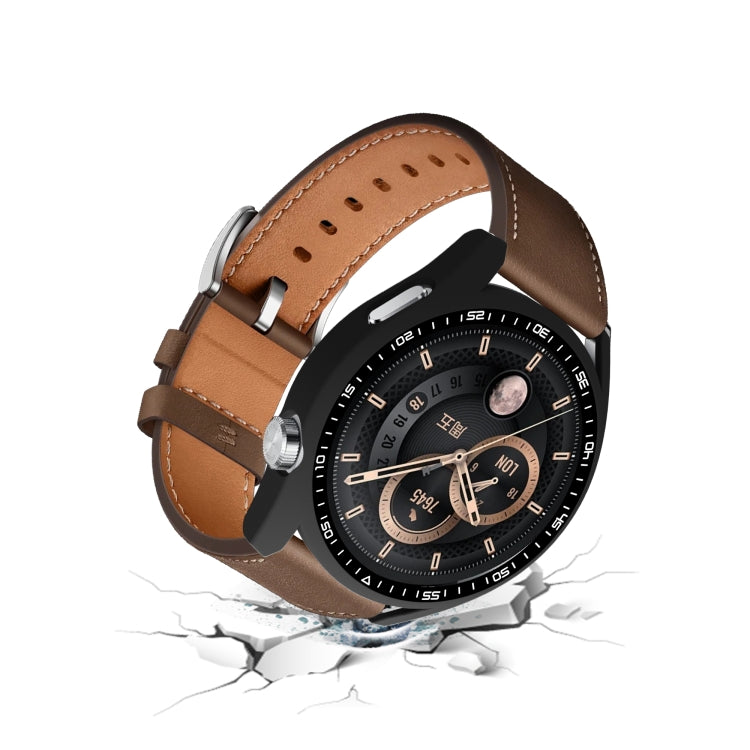 For Huawei Watch GT 3 46mm PC + Tempered Glass Watch Protective Case