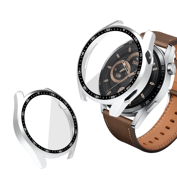 For Huawei Watch GT 3 46mm PC + Tempered Glass Watch Protective Case