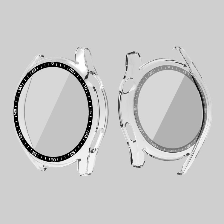 For Huawei Watch GT 3 46mm PC + Tempered Glass Watch Protective Case