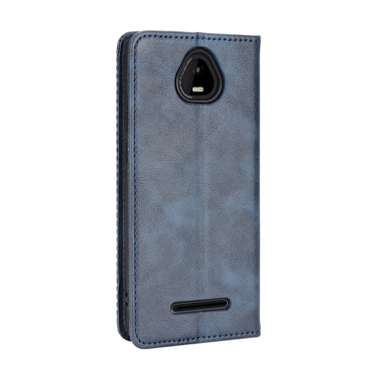 For Schok Volt SV55 / SV55216 Magnetic Buckle Retro Texture Leather Phone Case