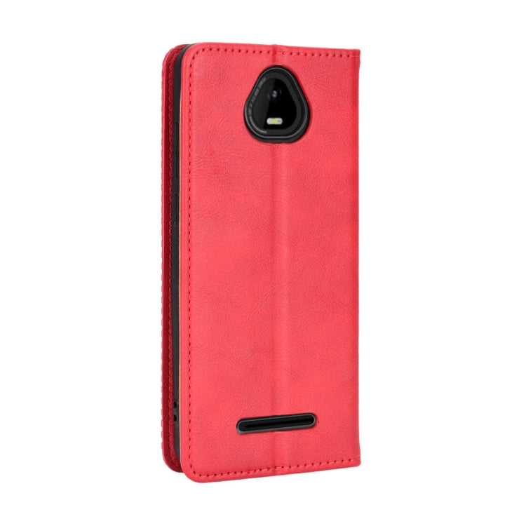 For Schok Volt SV55 / SV55216 Magnetic Buckle Retro Texture Leather Phone Case