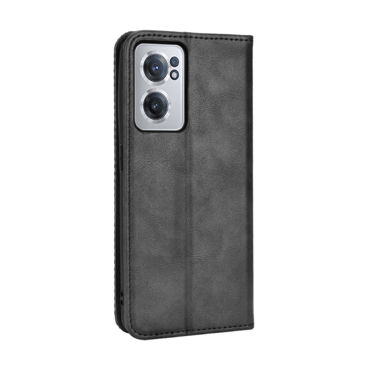 For OnePlus Nord CE 2 5G Magnetic Buckle Retro Texture Leather Phone Case