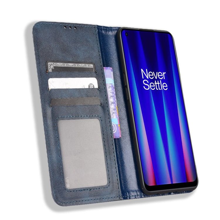 For OnePlus Nord CE 2 5G Magnetic Buckle Retro Texture Leather Phone Case