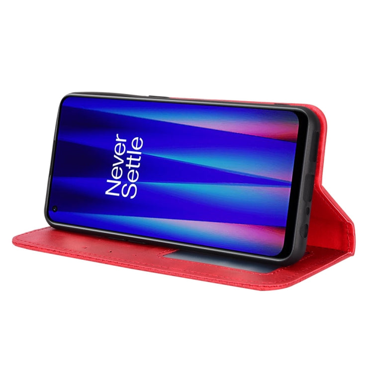For OnePlus Nord CE 2 5G Magnetic Buckle Retro Texture Leather Phone Case